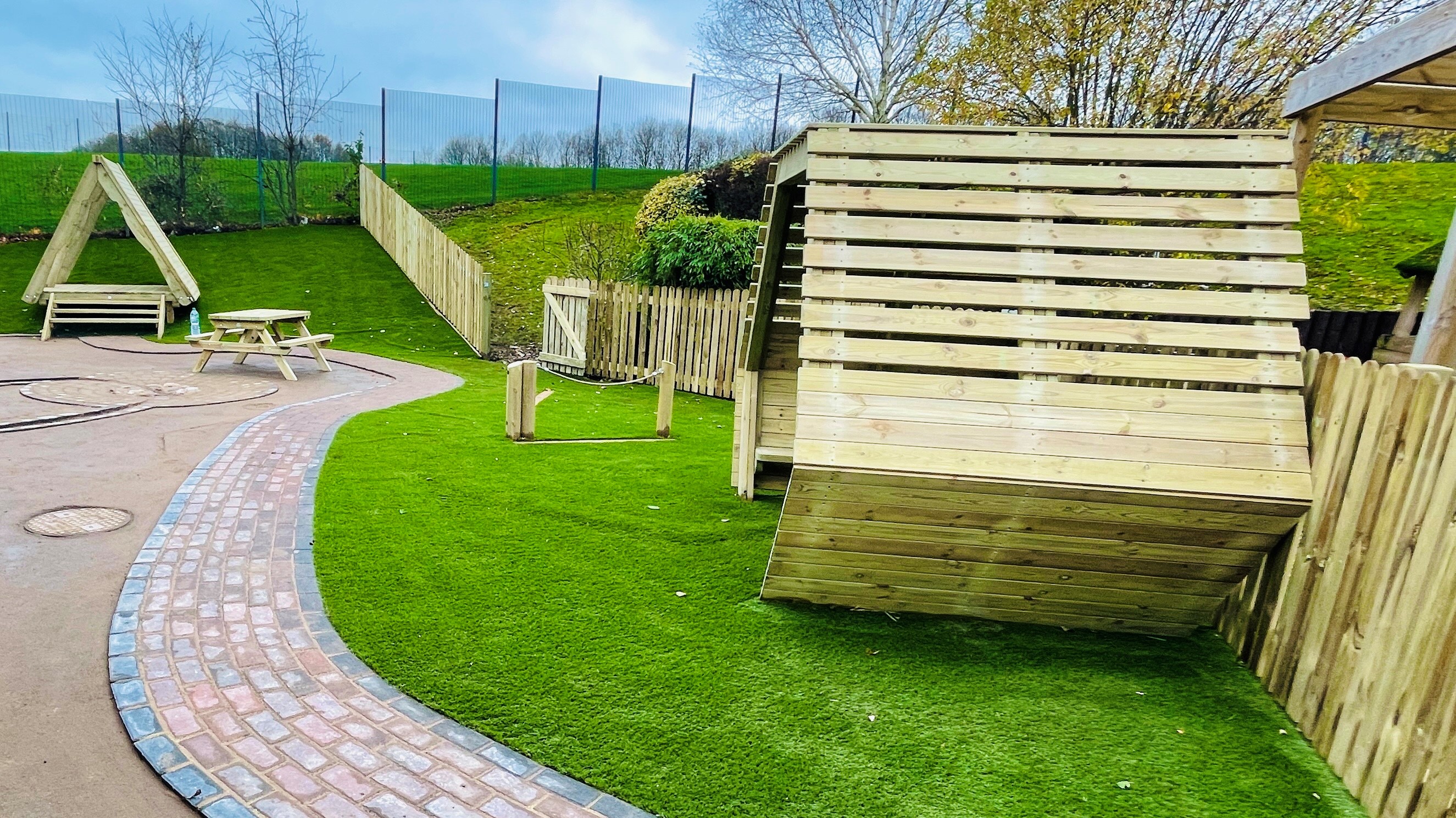 Outside play area